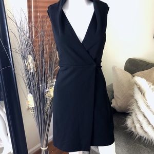 Ann Taylor Sleeveless Wrap Dress